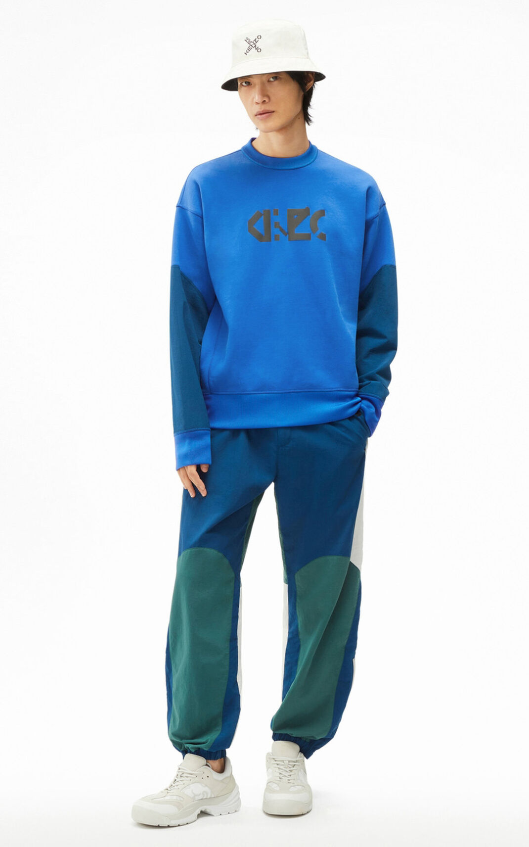 Sudadera Kenzo Sport Box Hombre Azules PCV287645